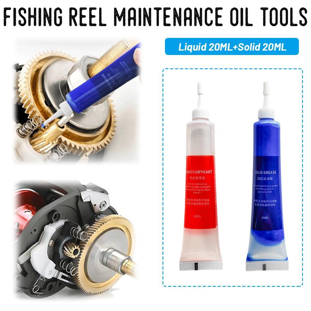 Fly Reel - Protective Grease (20ml) + Lubricant Oil