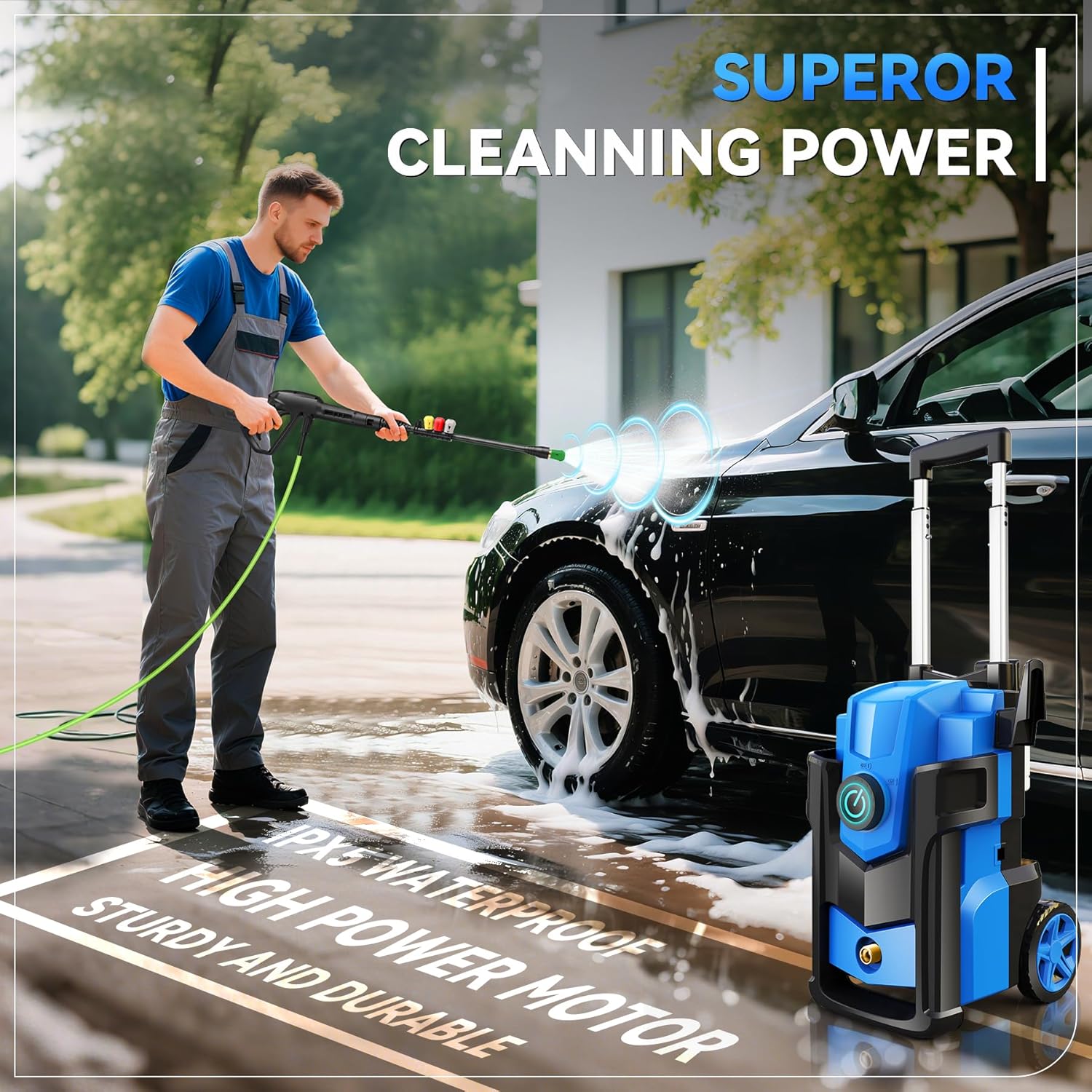 Electric Pressure Washer 4.0 G - Electric Reel review and price