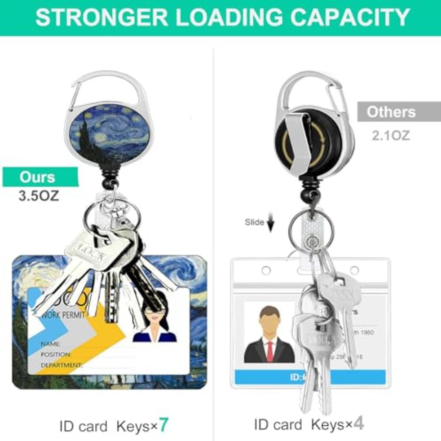 2 Pack ID Badge Holder with Re - Reel Oil review and price