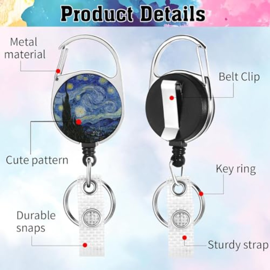 2 Pack ID Badge Holder with Re - Reel Oil review and price