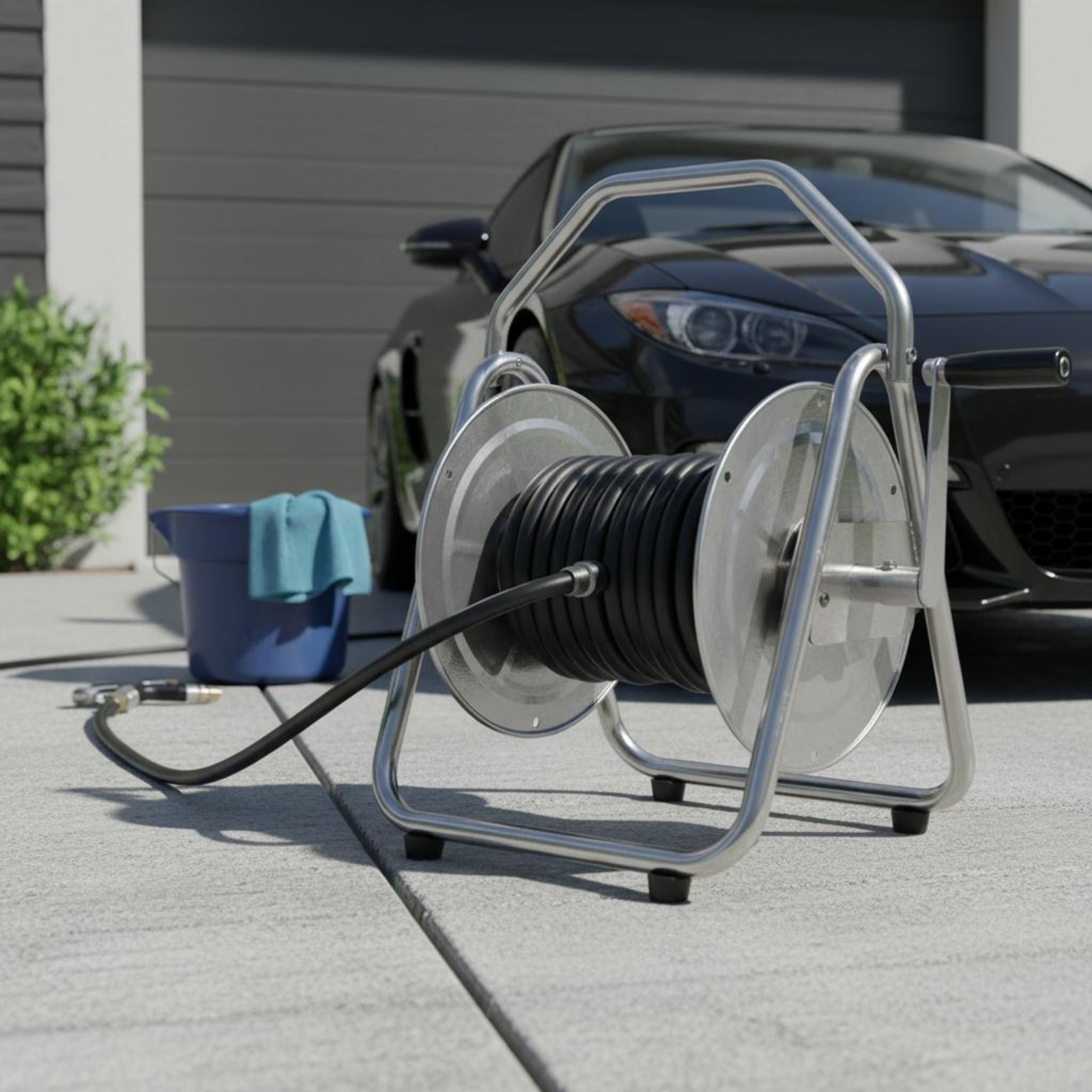 Metal Hose Reel Heavy Duty Gar - Conventional Reel review and price