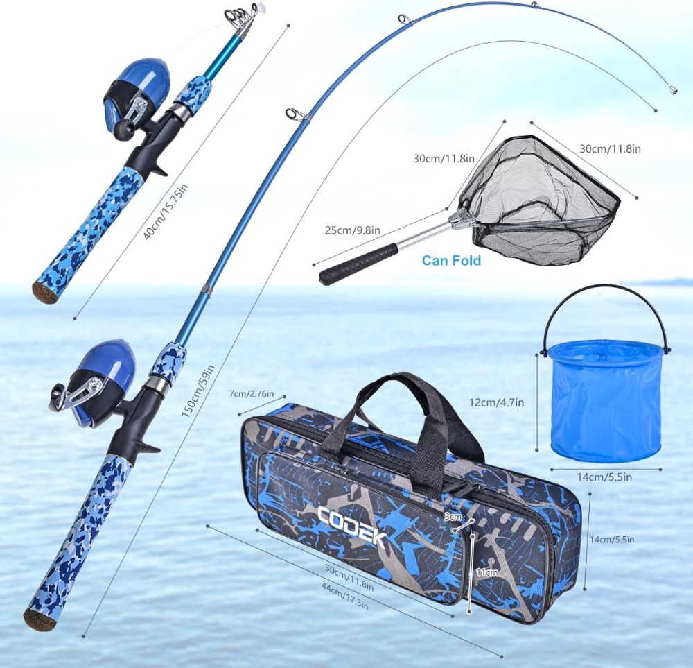 Kids Fishing Pole Set with Ful - Spincast Reel review and price