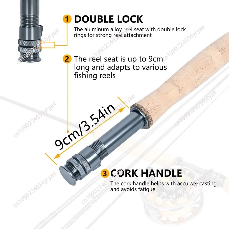 8 Fan Premium Fly Fishing Comb - Fly Reel review and price